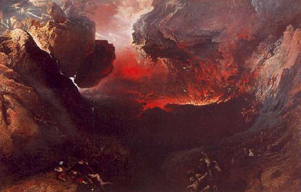 John Martin The Great Day of His Wrath China oil painting art